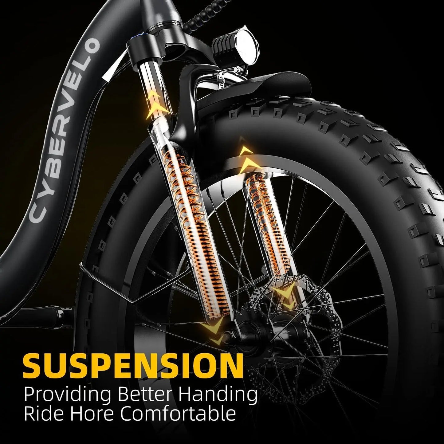 Cybervelo Mars700 Folding Electric Bike with Removable Battery 1000W 28 MPH 80 Mile Range for Adults