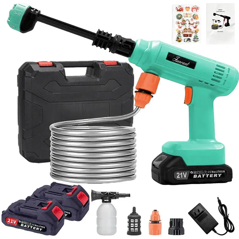 Power Blaster Plus Cordless Portable Pressure Washer Kit Pro by Beastly Survival Outlet