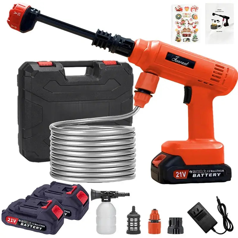 Power Blaster Plus Cordless Portable Pressure Washer Kit Pro by Beastly Survival Outlet