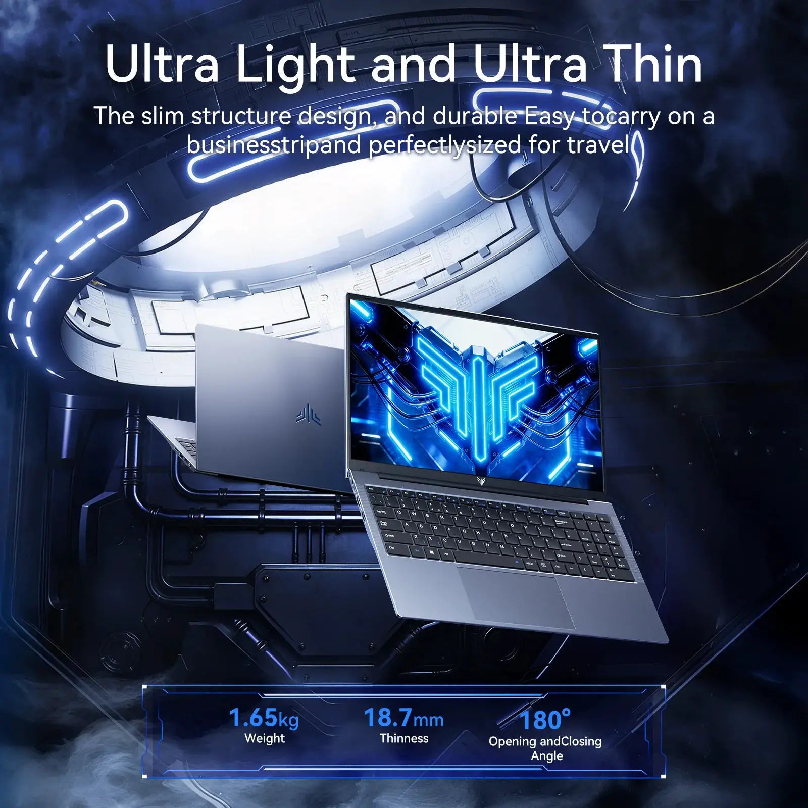 NIPOGI LX15Pro Laptop,ΑΜD Ryzen-7 5700U Computer,15.6-inch FHD (1920 x 1080) Display,16GB DDR4 512GB SSD 180° Fold,WiFi 6 BT5.2 by Beastly Survival Outlet