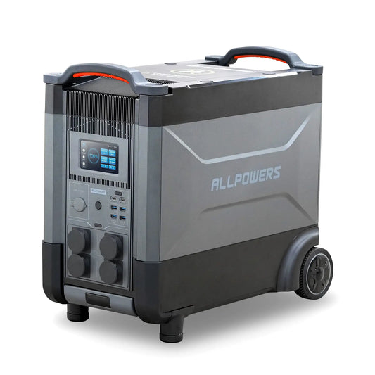 ALLPOWERS R4000 LiFePO4 Battery, 3600Wh Power Station 4000W Portable Generator, Expandable Battery for Power Outage, Travel，UPS by Beastly Survival Outlet
