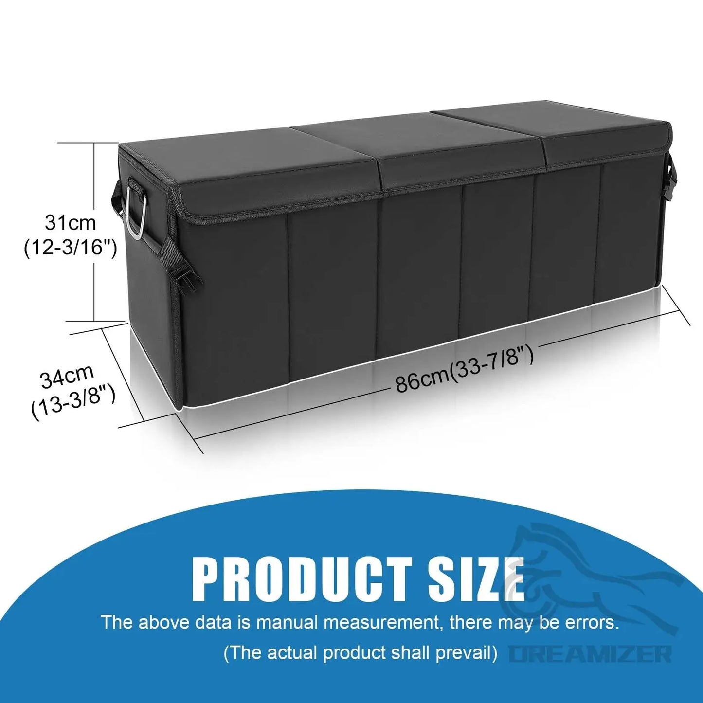 Car Organizer Trunk Storage Bag Large Capacity Auto Multiues Tools Storage Box Bag Stowing Tidying Car Trunk Organizer Bag by Beastly Survival Outlet