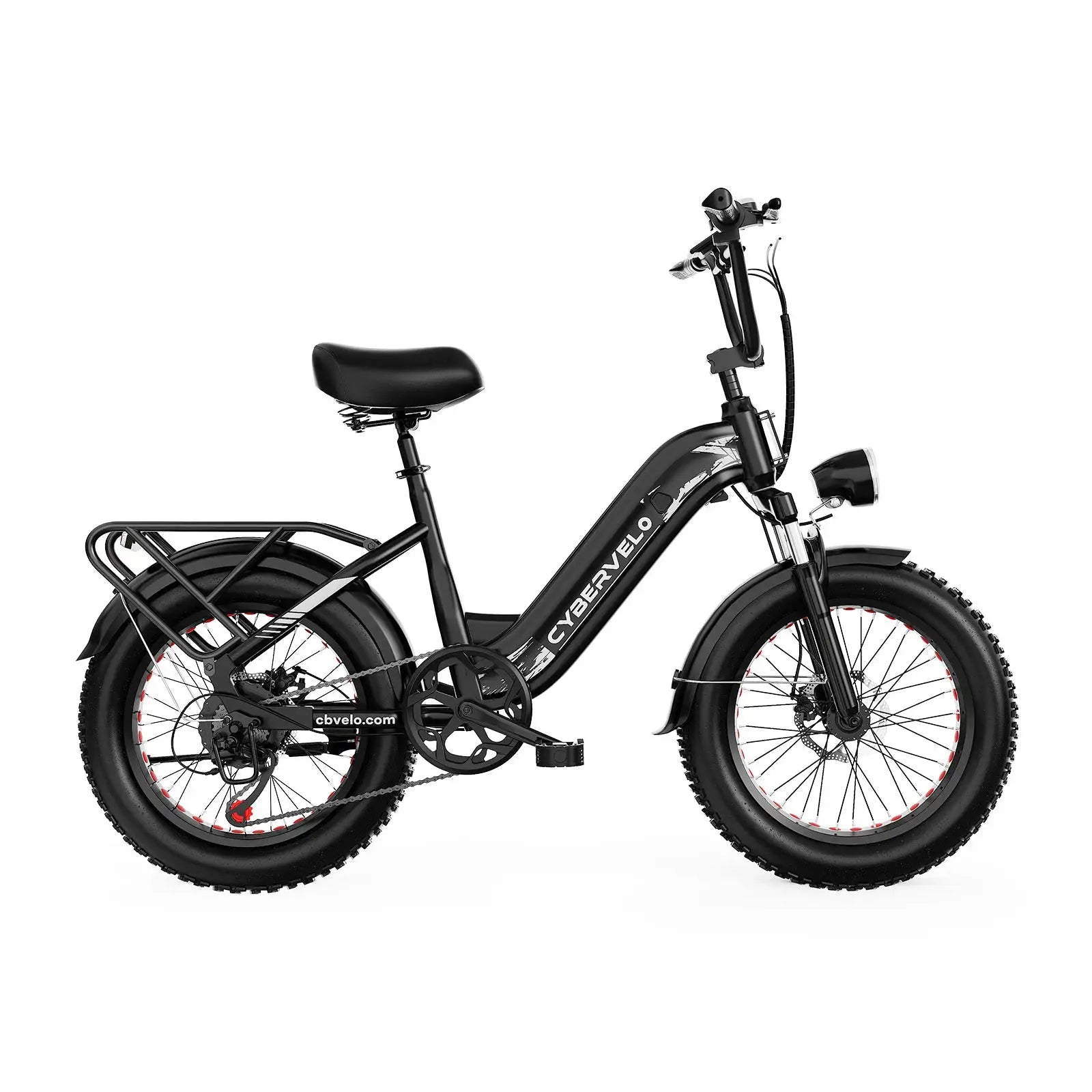 Cybervelo 20" Step-Thru Commuter, 1500W Peak 20ah Battery 80 Miles Long Range E-bike, 7-Speed Shift Adult Electric Bike EK12 by Beastly Survival Outlet