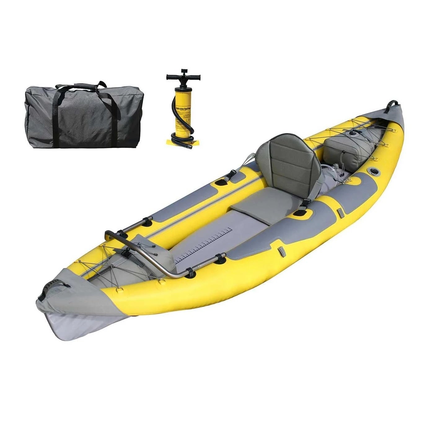Beastly Angler Inflatable Fishing Kayak With Rod Holders Kit