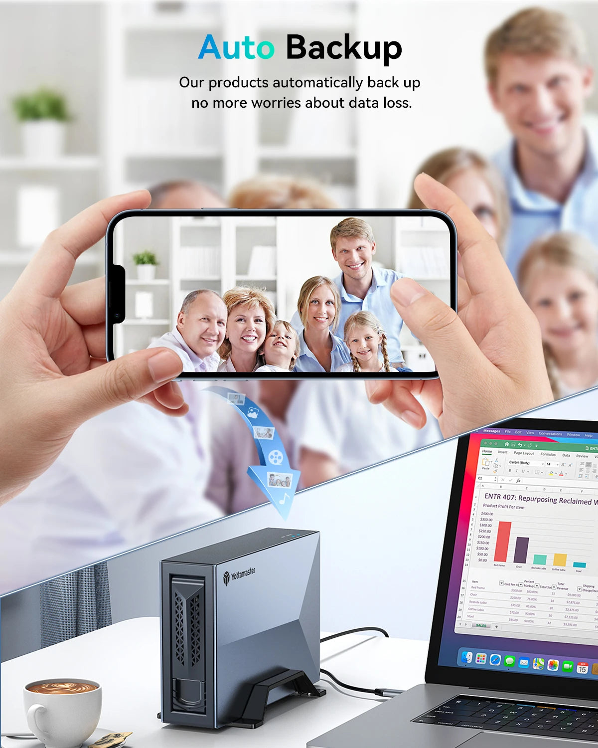 Yottamaster 2.5 3.5 Inch SATA Hard Drive Network Storage Enclosure