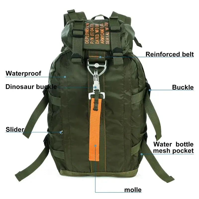 Weatherproof Adventure Hiking Backpack Camping Tools For Men by Beastly Survival Outlet