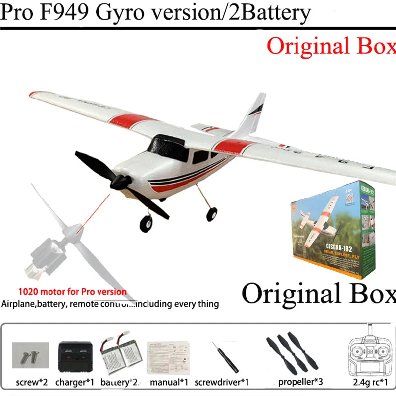 WLtoys F949S Gyro RC Airplane 3 Channel 24G Upgrade
