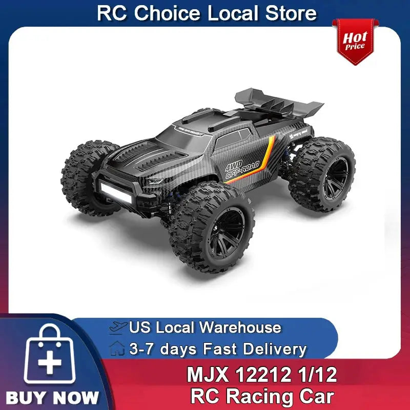 MJX Hyper Go 1 12 Brushless RC Car 4WD Off Road MonsterTruck by Beastly Survival Outlet