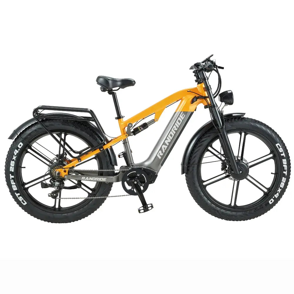 US STOCK RANDRIDE YX80 2000W Dual Motor All-Terrain E-Bike 48V 20Ah Long Range Full Suspension 7-Speed Off-Road Electric Bike by Beastly Survival Outlet