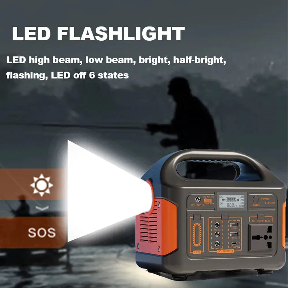 Gaiaray Portable Power Station 460Wh LiFePO4 110V AC USB Pro by Beastly Survival Outlet
