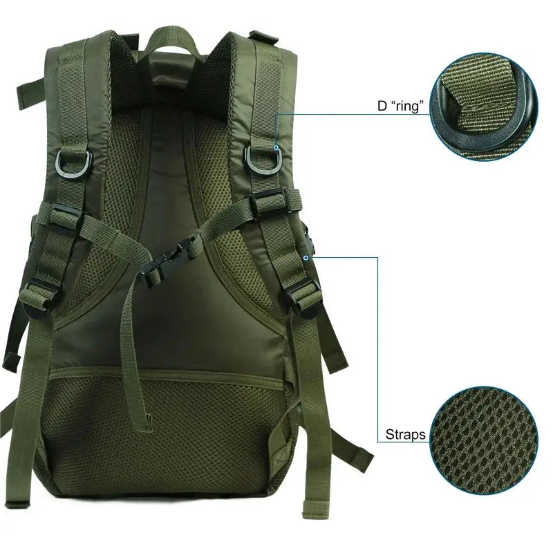 Weatherproof Adventure Hiking Backpack Camping Tools For Men by Beastly Survival Outlet