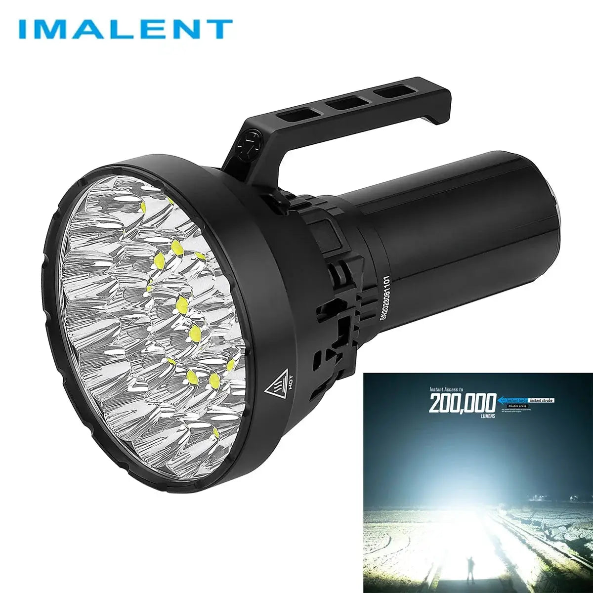 IMALENT MS32 200000 Lumen LED Flashlight Power Searchlight X by Beastly Survival Outlet
