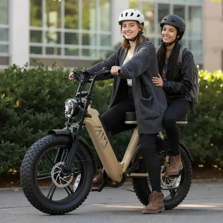 TST R00C 1500W Electric Fat Tire Bike 60 Miles Range 28 MPHs by Beastly Survival Outlet