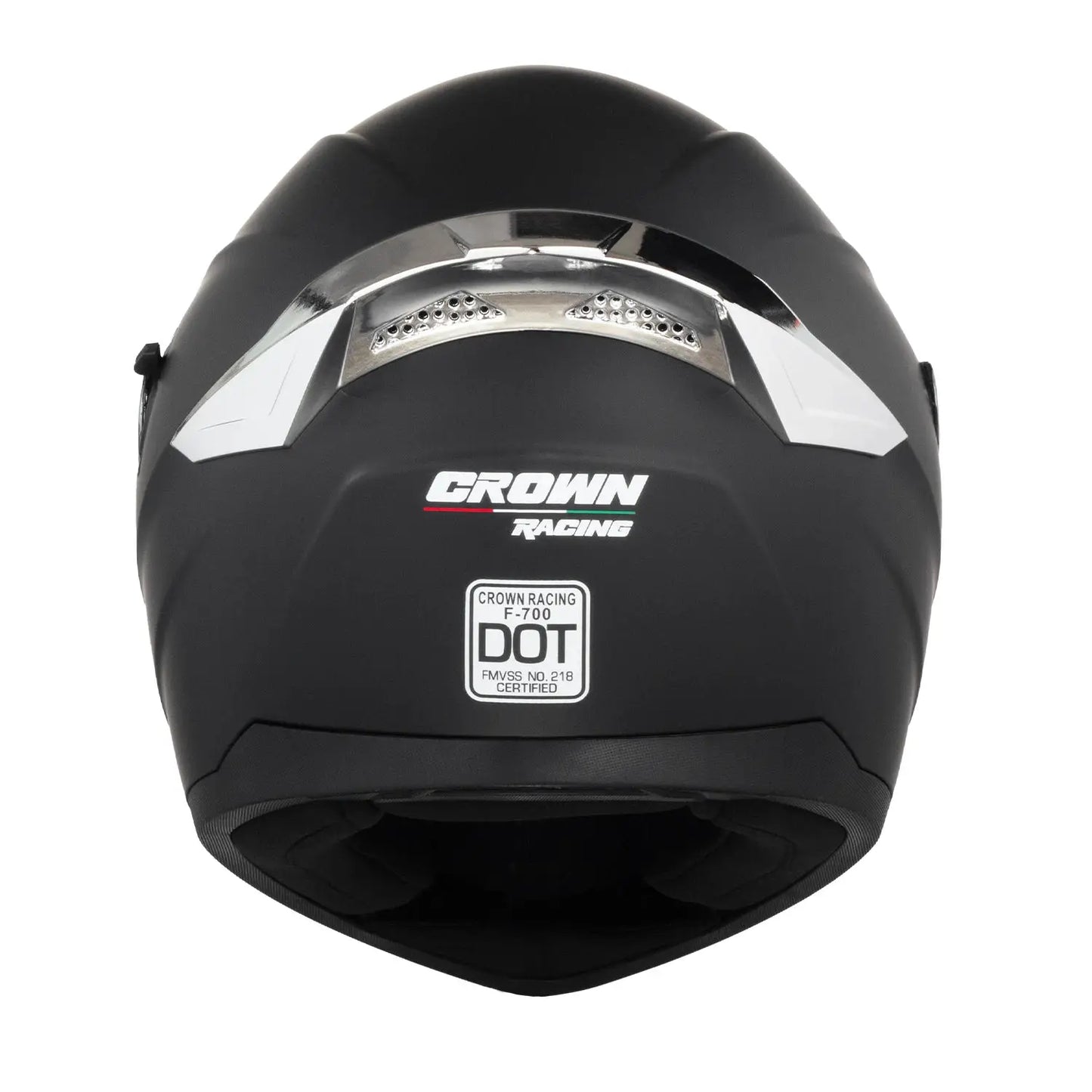 Crown Racing F700 Face Helmet DOT Certified With Tint Shield by Beastly Survival Outlet