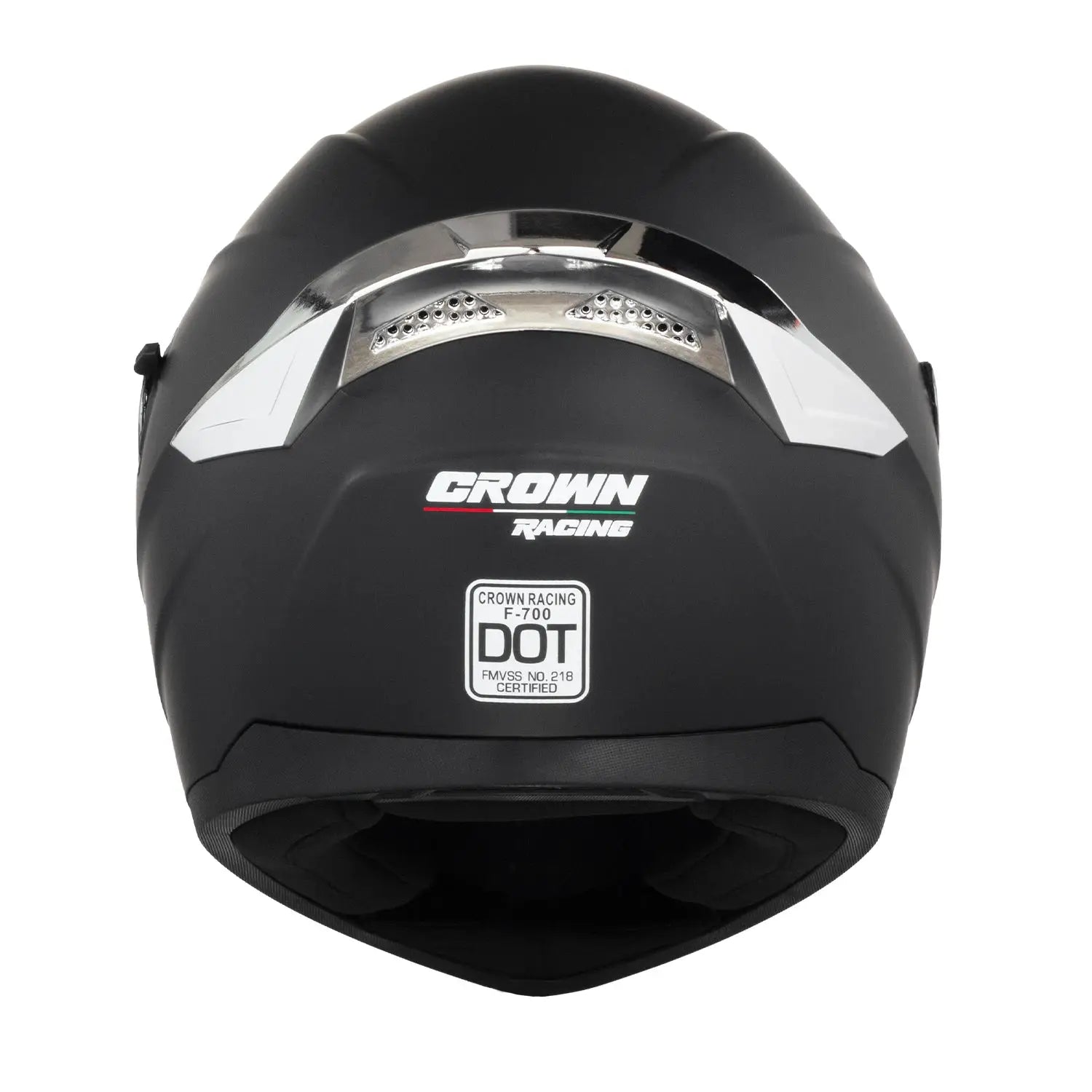 Crown Racing F700 Face Helmet DOT Certified With Tint Shield by Beastly Survival Outlet