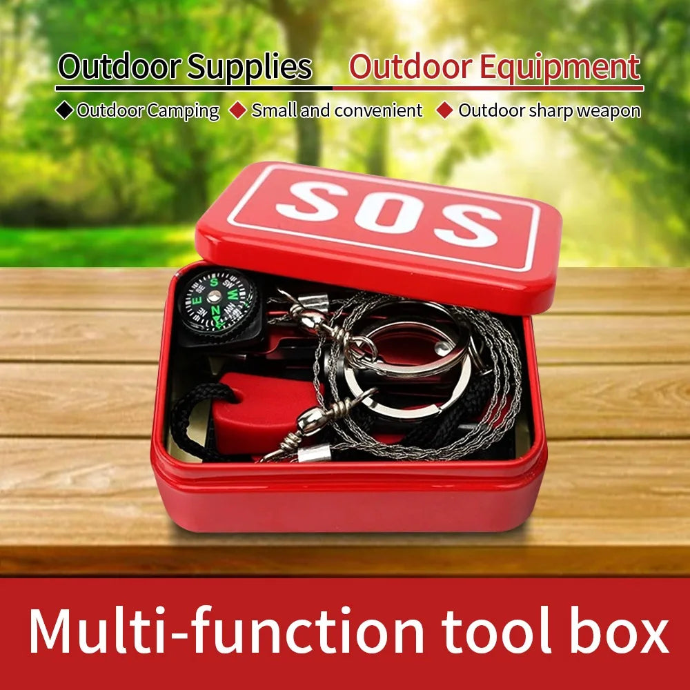SOS Emergency Tool Box For Camping And Outdoor Adventures