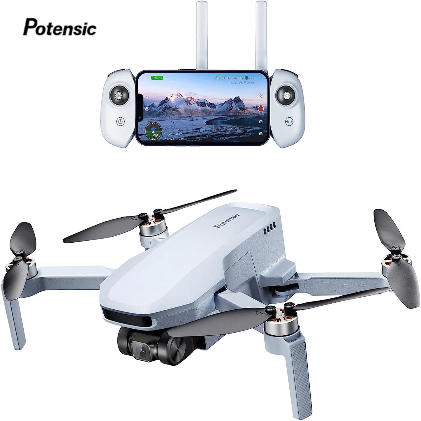 Potensic Under 249G GPS Drone With Auto Return 4K Camera Pro
