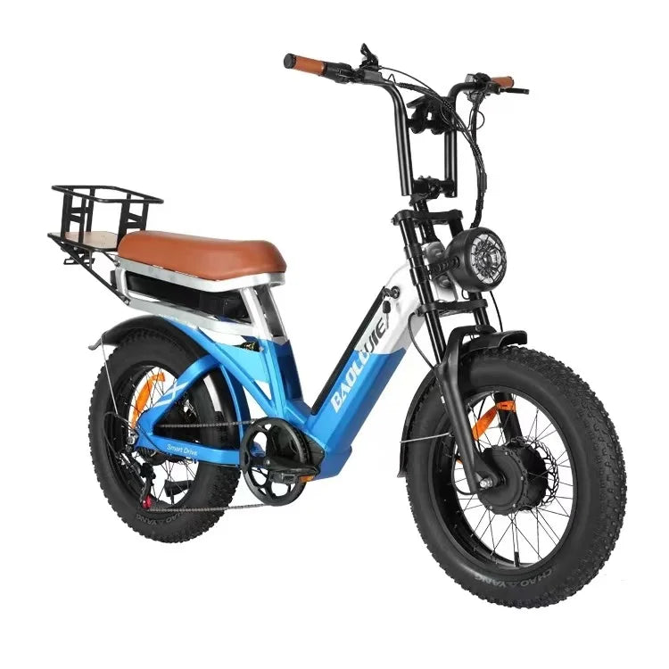 Baolujie DP2033 Electric Bicycle 2000W Dual Motor Fat Tire Bike