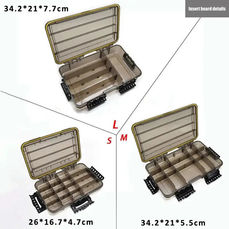Large-Capacity Waterproof Fishing Tackle Box Fishing Accessories Tool Storage Box Fish Hook Fake Bait Storage Box Fishing Suppli by Beastly Survival Outlet
