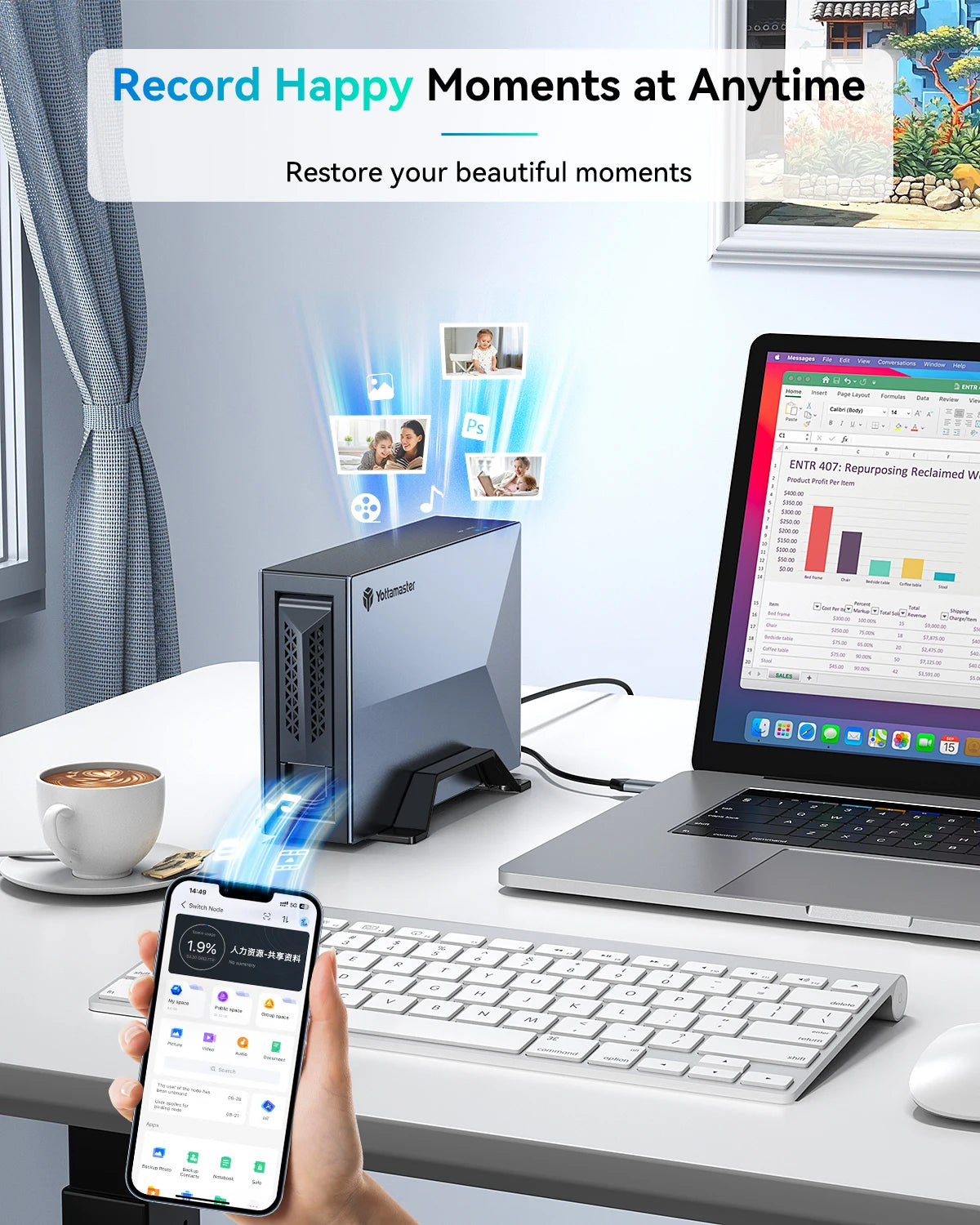 Yottamaster 2.5 Inch 3.5 Inch External Hard Drive Enclosure