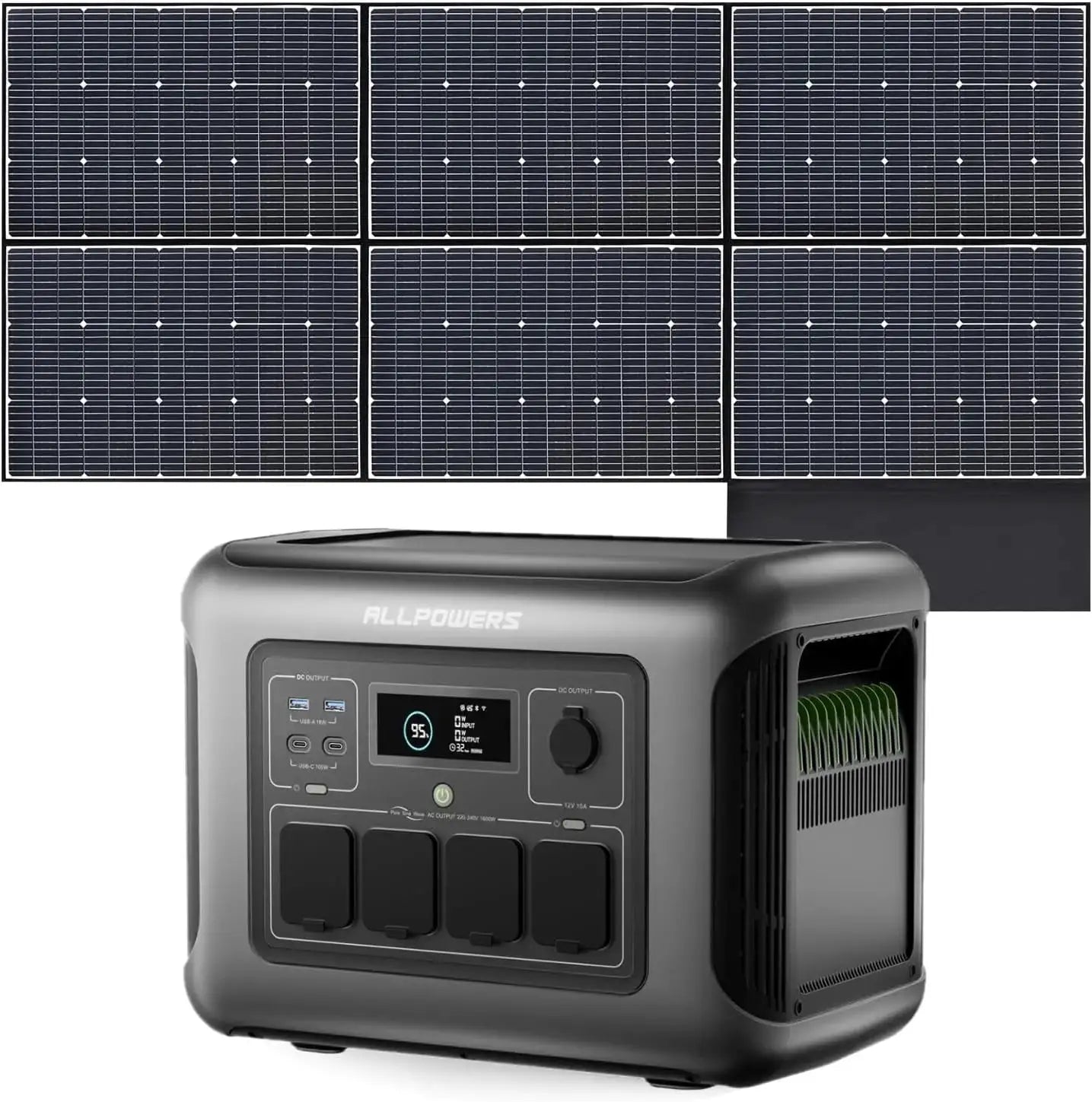 Allpowers R1500 Lite Portable Power Station X 1056Wh LiFePO4 by Beastly Survival Outlet