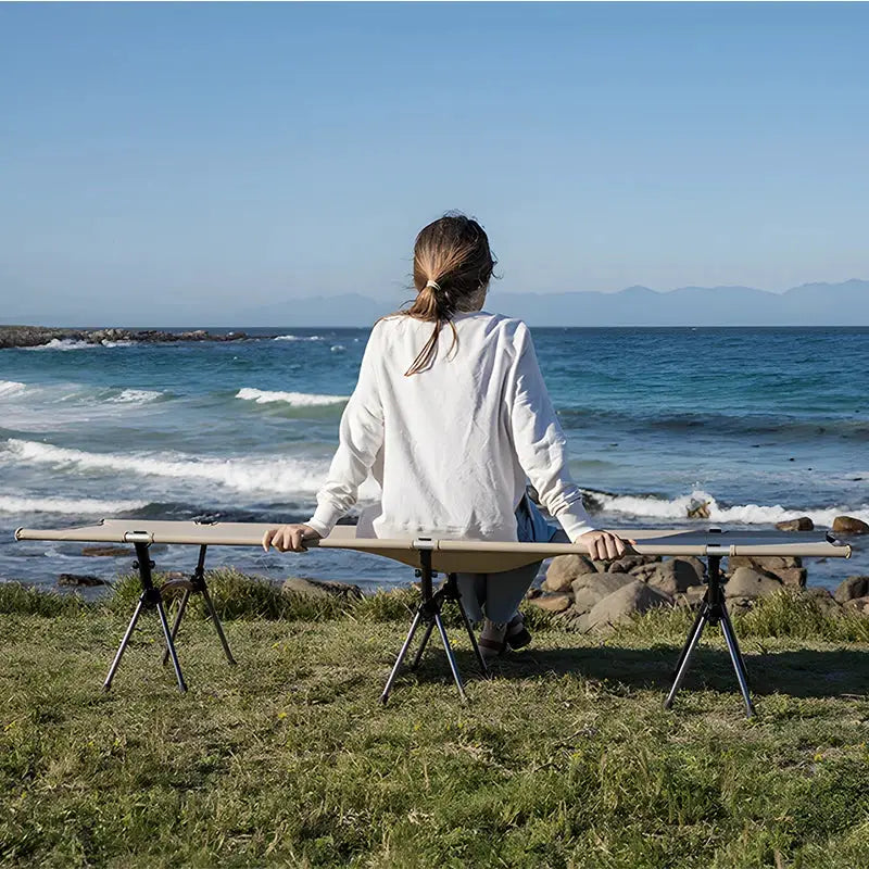 WESTTUNE marching bed, portable folding bed, ultra light aluminum alloy sleeping bed, outdoor camping and travel by Beastly Survival Outlet
