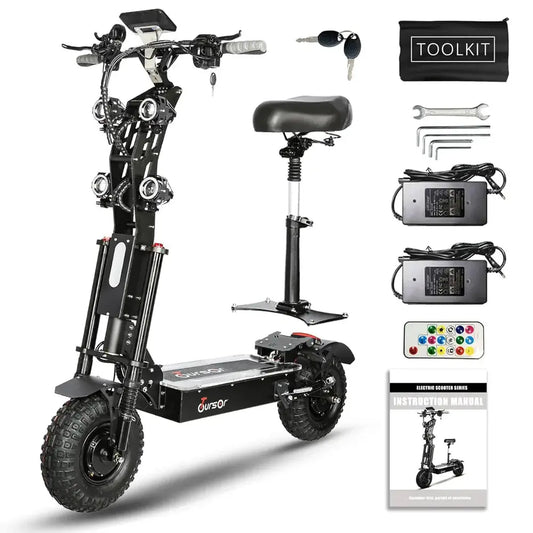 Toursor US UK Stock Scooter 60V 72V E-Scooter Dual Motor 8000W 10000W 14 inch Europe Stock Electric Scooter by Beastly Survival Outlet