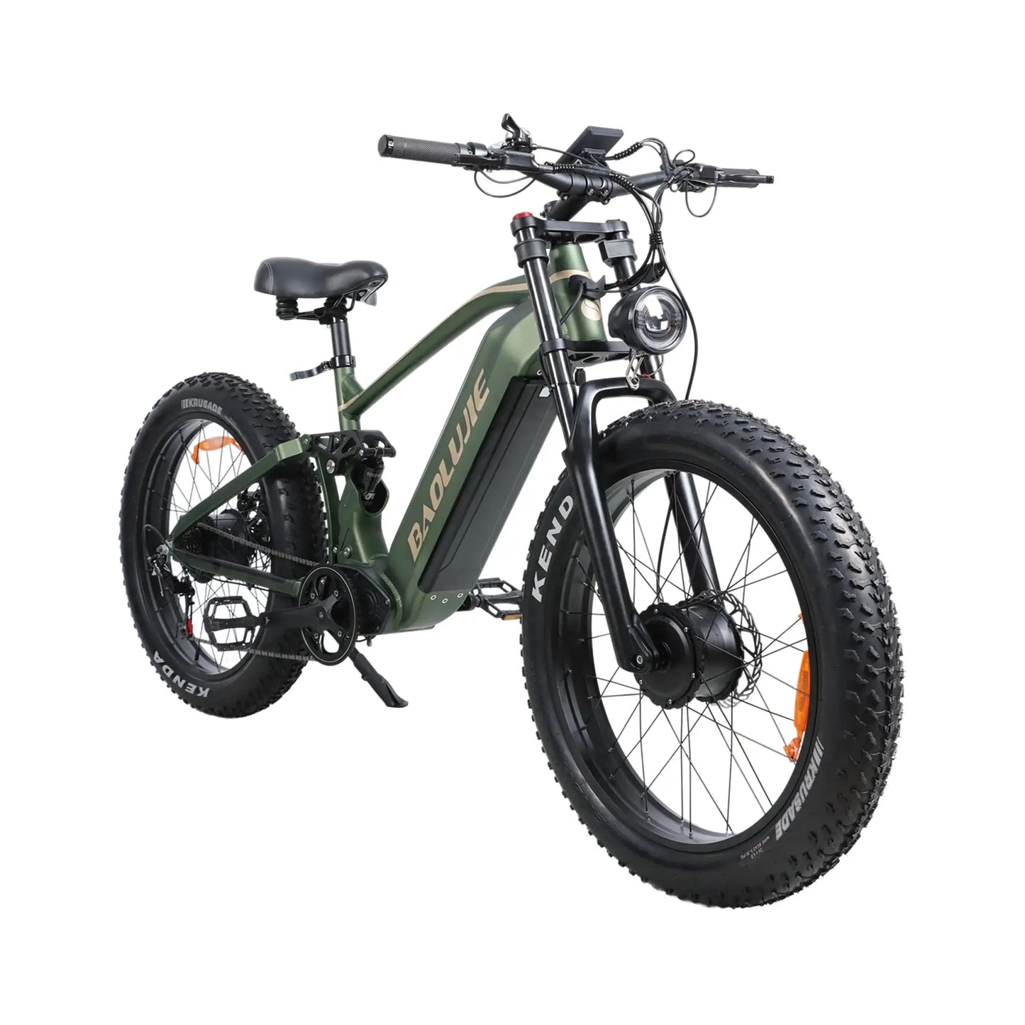 Baolujie Peak Electric Mountain Bike 52V 26x4 Inch Tire Pro by Beastly Survival Outlet