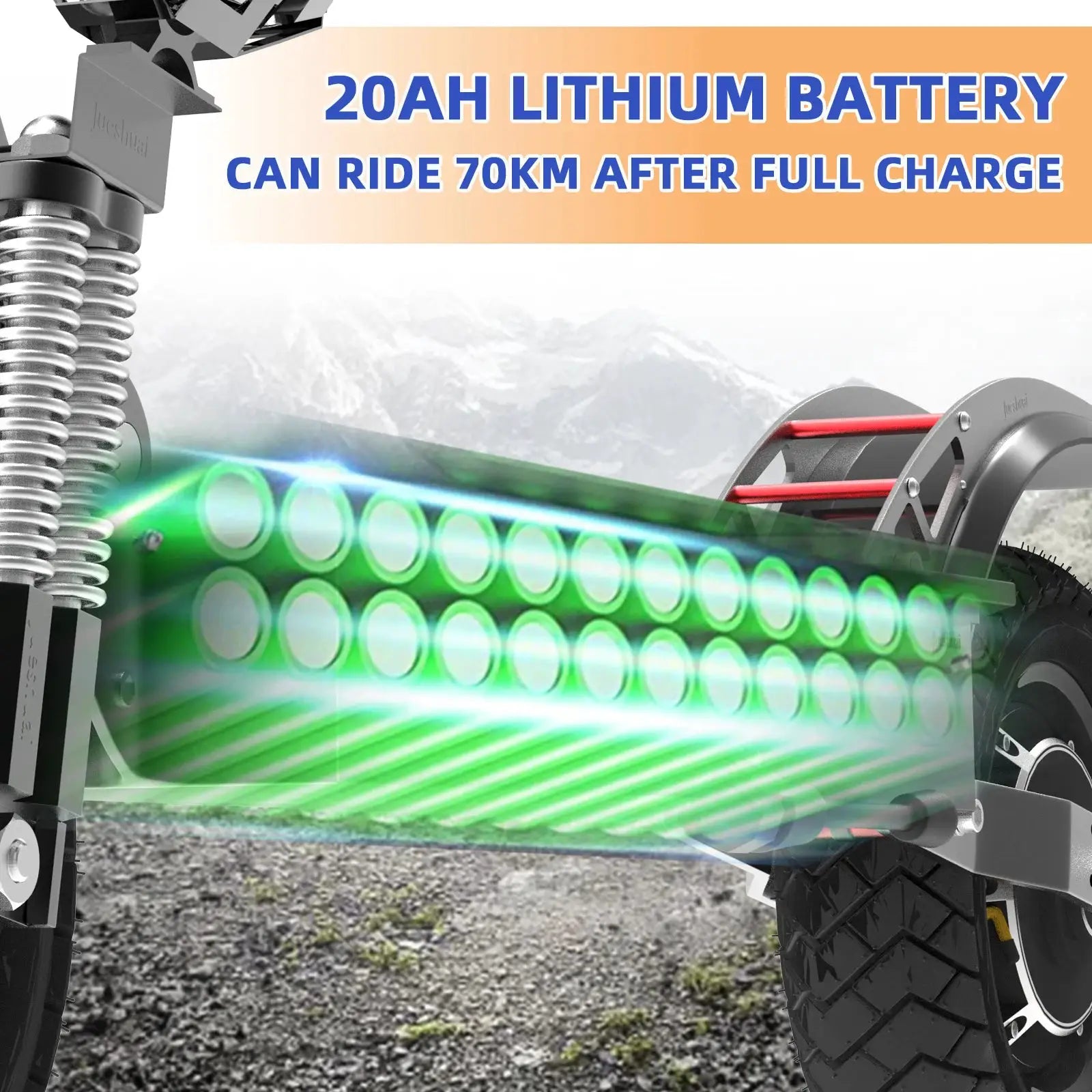 3200W Fold Dual Motor Electric Scooter for Adults 70Km Range by Beastly Survival Outlet