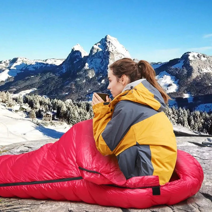 Kamperbox Ultralight Winter Sleeping Bag For Camping Outdoors