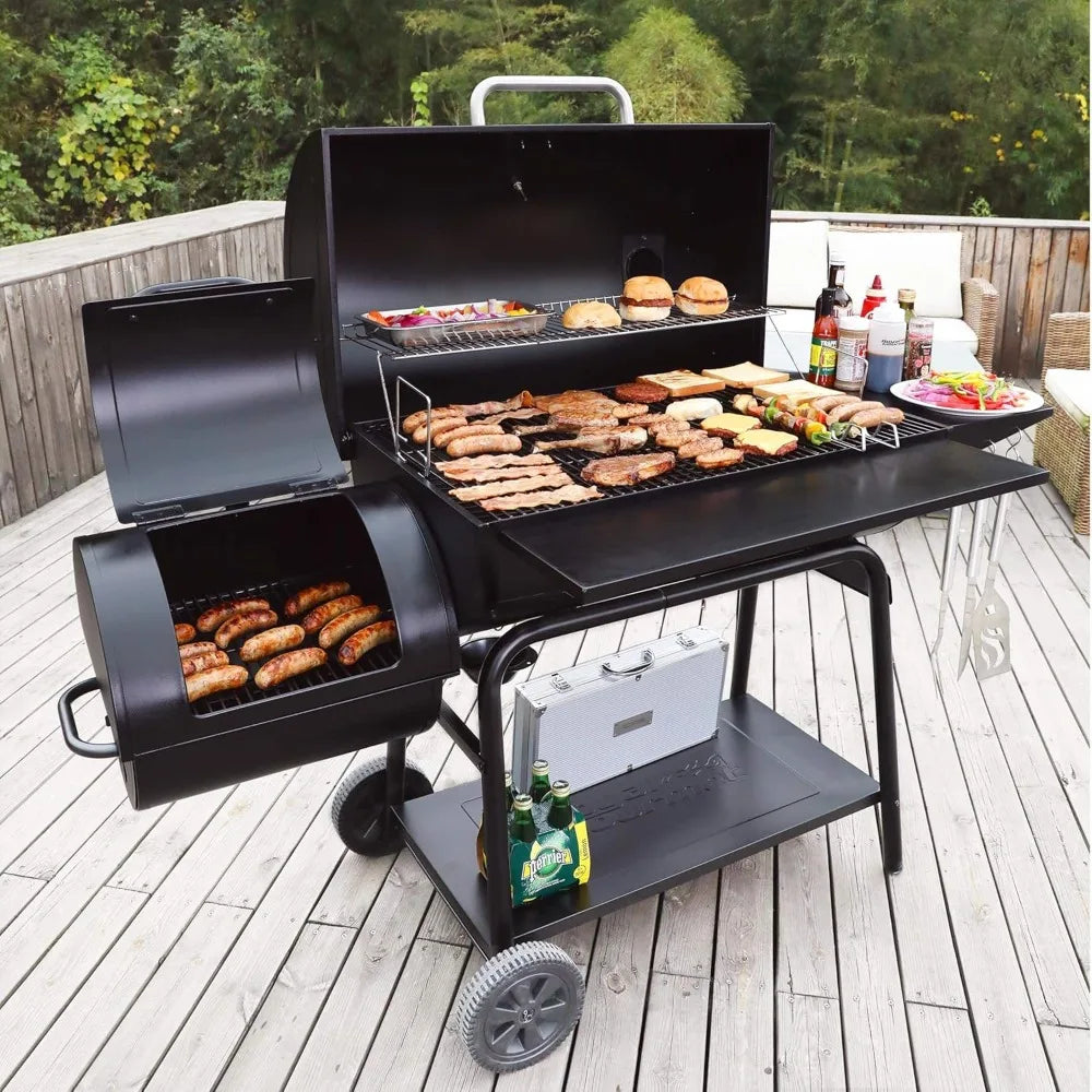 Royal Gourmet CC2036F Charcoal Grill And Offset Smoker