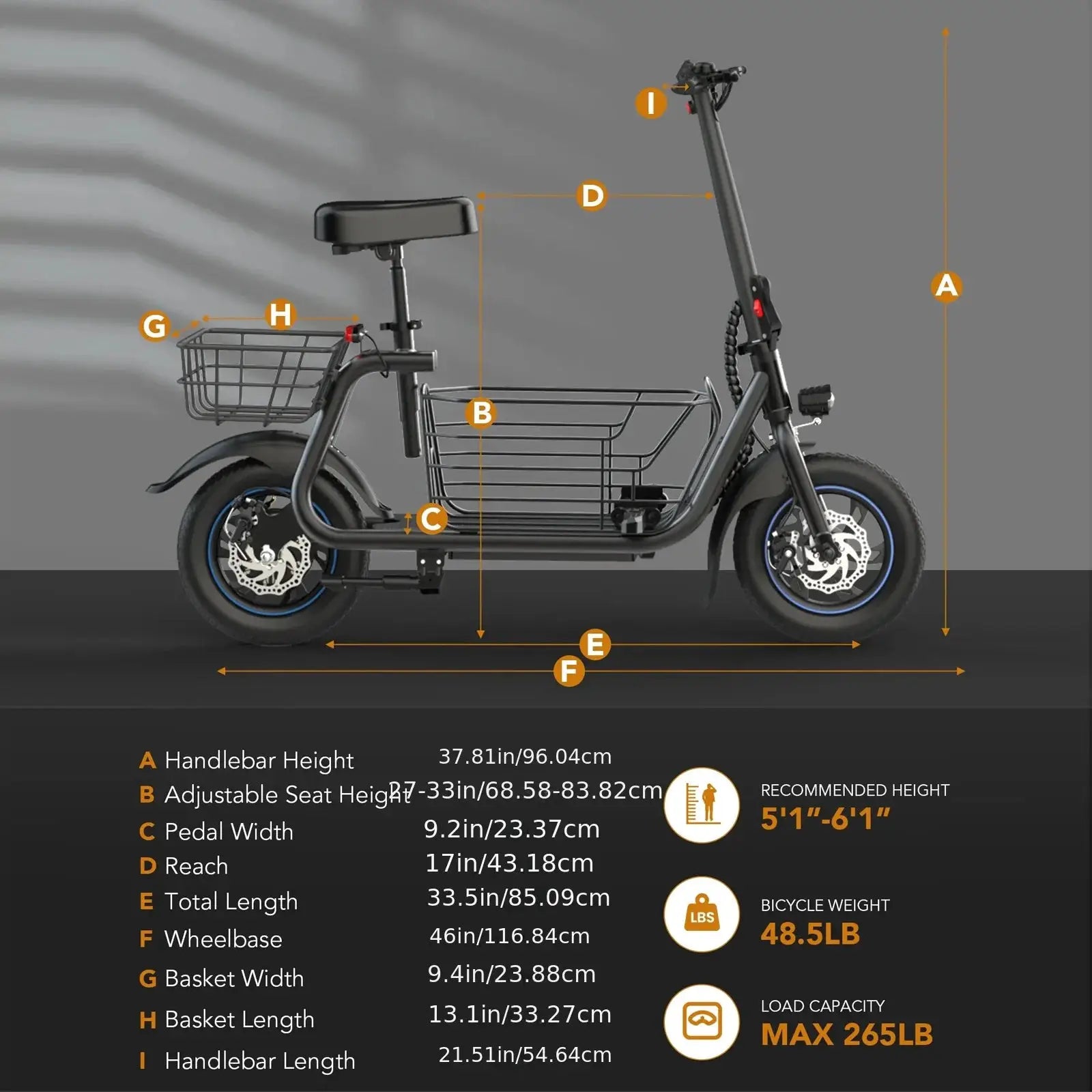 Gyroor Electric Scooter with Basket for Pet, 3 Riding Modes Foldable Electric Scooter for Adults - up to 20 Miles 18.6MPH by Beastly Survival Outlet