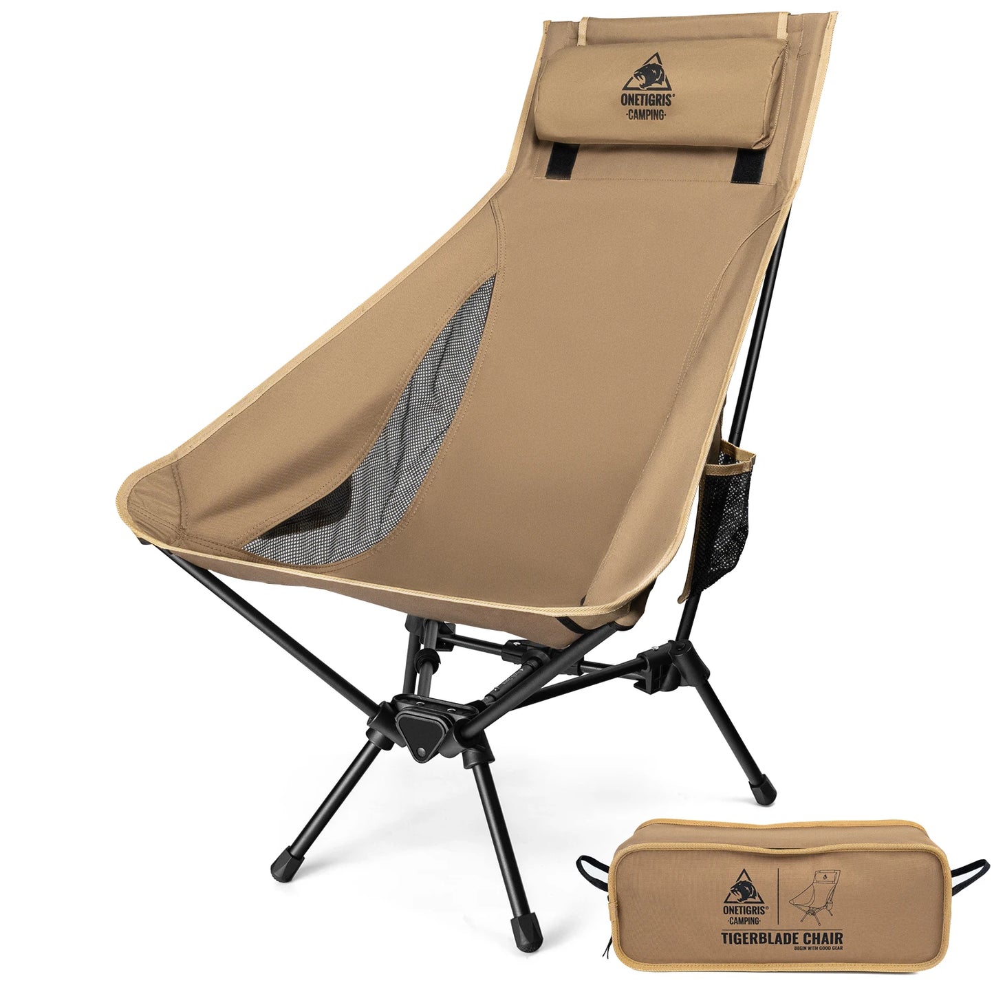 OneTigris Tigerblade Portable Camping Chair High Back