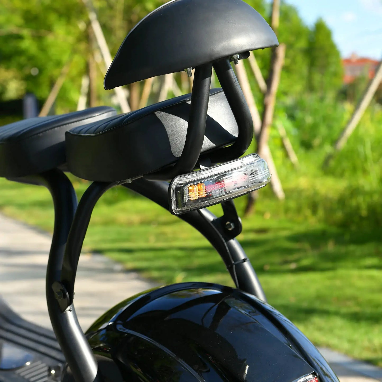 Fat Tire 60V 20Ah 3000W Lithium Electric Scooter Black by Beastly Survival Outlet