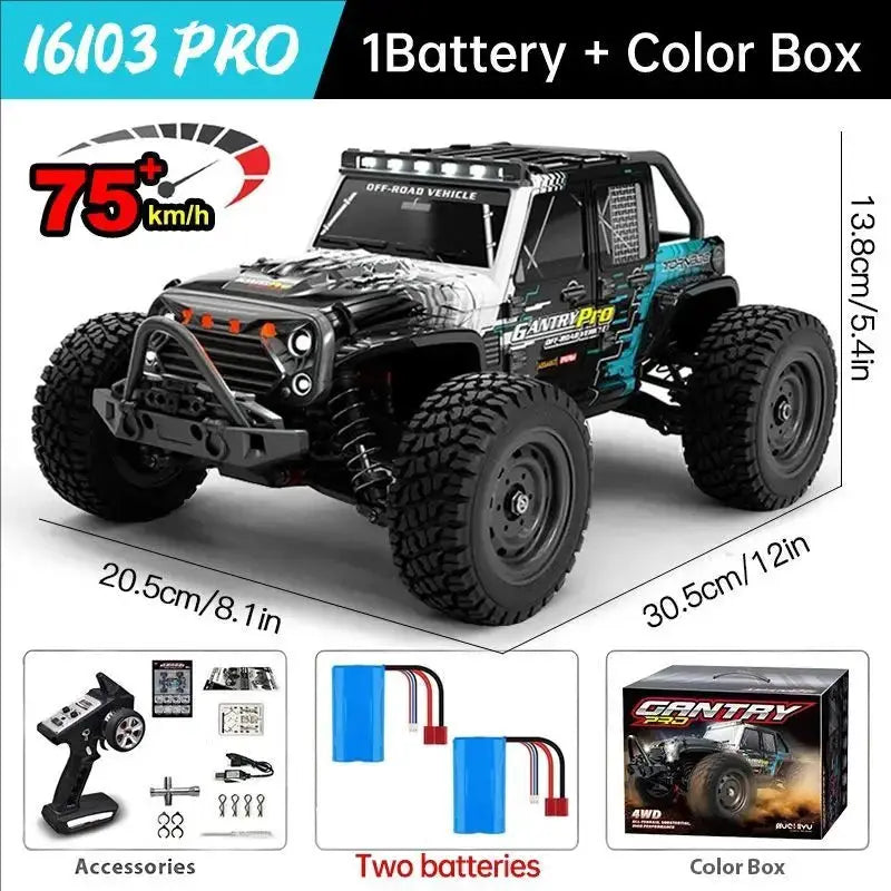 High Speed RC Car 4WD Off Road Brushless Monster Truck Pro X by Beastly Survival Outlet