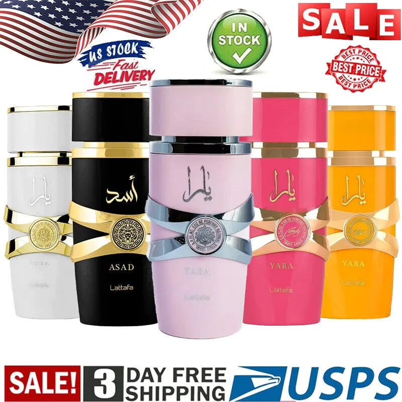 Lattafa Yara Candy EDP Spray For Women 3 Ounce New Box