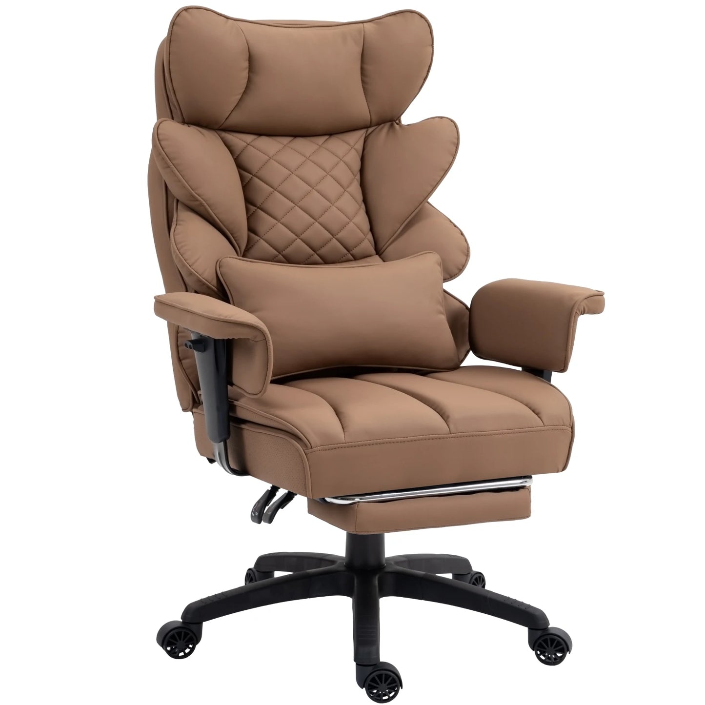 Dowinx Big and Tall Office Chair with Lumbar Support and Cushion