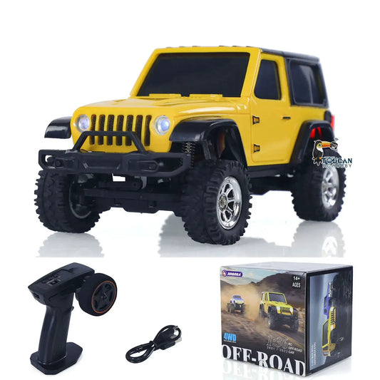 2.4G 1/36 Mini RC Rock Crawler 4WD Off-Road Car RTR Hobby Grade Remote Control Toy for Kids Adults Collectible Model by Beastly Survival Outlet