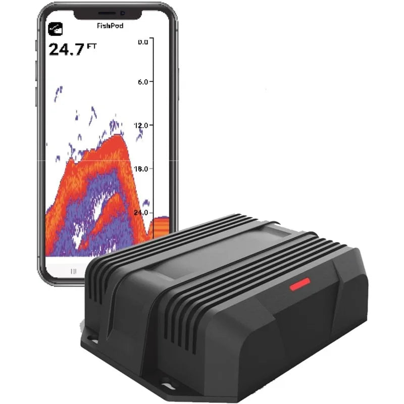 Fishpod 10BX Boat Mount Bluetooth Fish Finder with AI Tech