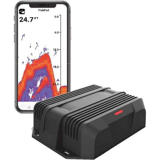 Fishpod 10BX Boat Mount Bluetooth Fish Finder with AI Tech