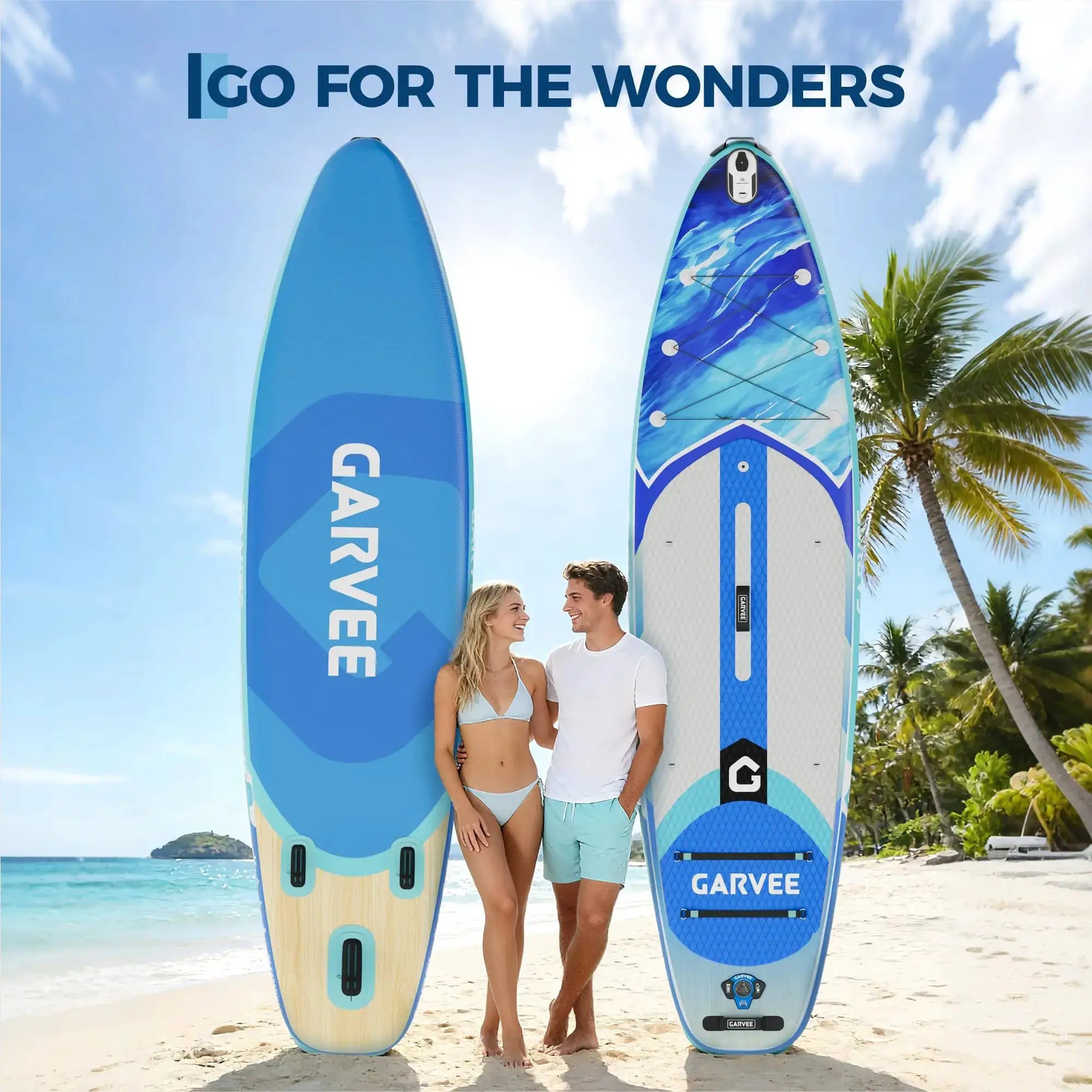 Extra Wide Stable Inflatable Stand Paddle Paddle Board for Adults & Youth – Ultra-Light PVC, Non-Slip EVA Deck, 450lbs Capacity, Adjustable Paddle, High Pressure Pump & Backpack by Beastly Survival Outlet