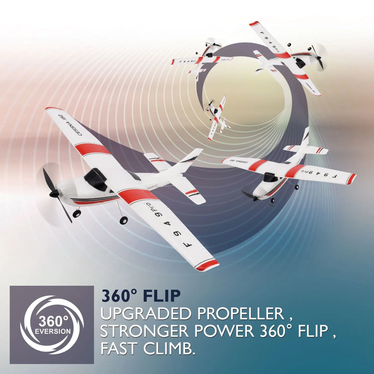 WLtoys F949S Gyro RC Airplane 3 Channel 24G Upgrade