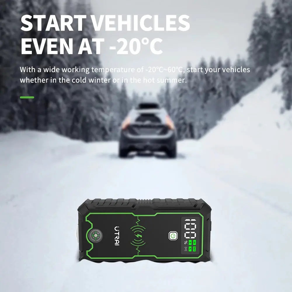 UTRAI Power Bank 4000A Jump Starter Portable Charger Car Booster 12V Auto Starting Device Emergency Car Battery Starter by Beastly Survival Outlet