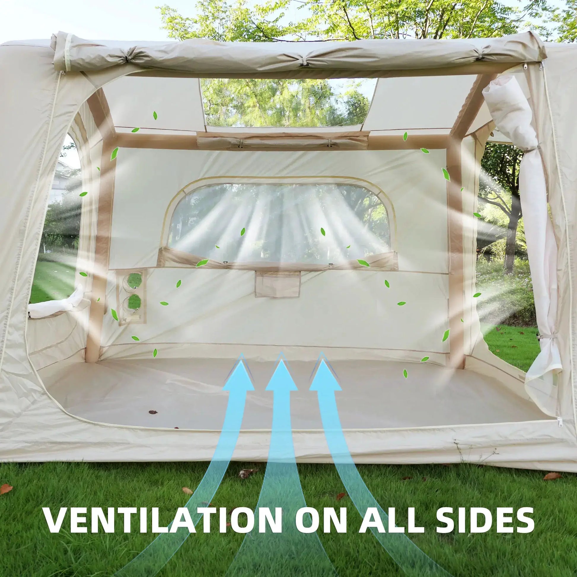 Inflatable SUV Camping Tent Easy Setup Waterproof Glamping 8 by Beastly Survival Outlet