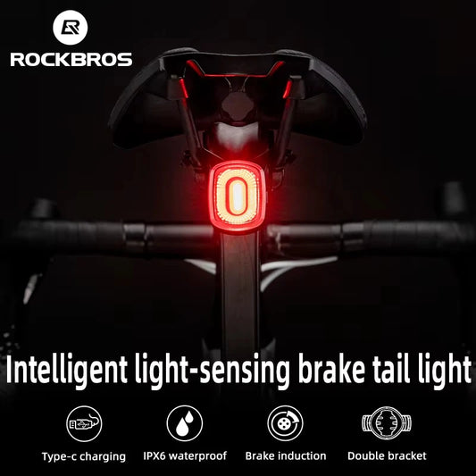 Rockbros Bicycle Taillight IPX6 Waterproof Rear Light Type C