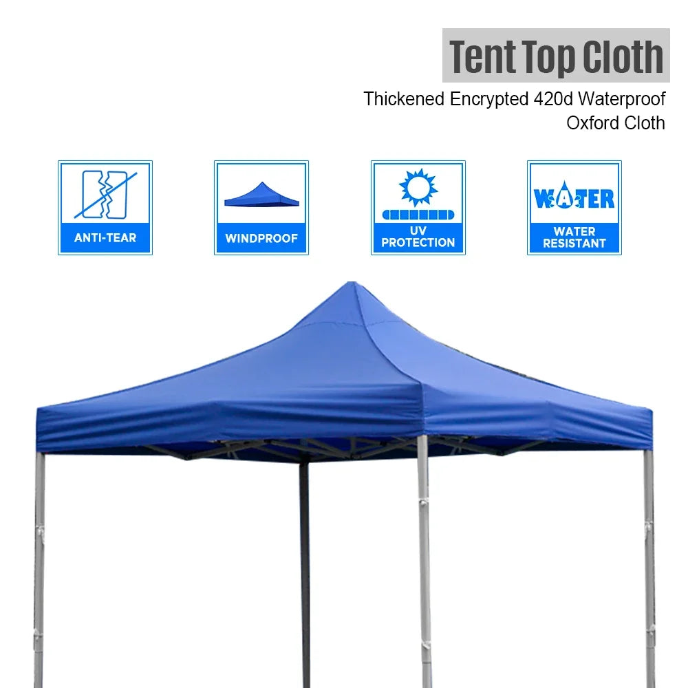 Heavy Duty 10x10 Waterproof Canopy Tent for Outdoor Camping