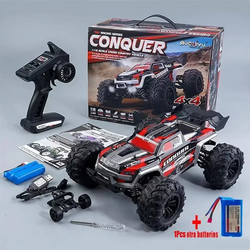 WLtoys 1 To 16 Scale Large RC Car 50kmh High Speed 4WD Truck