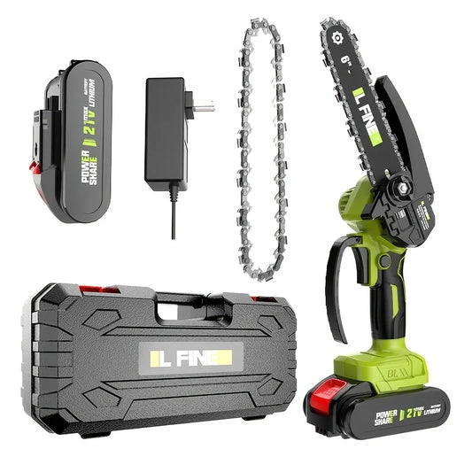 Mini Chainsaw Woodworking Portable 6 Inch Electric Logging Saw