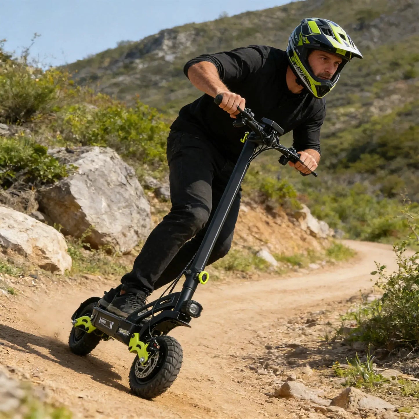 60V 20.8Ah 2400W Dual Motor Electric Scooter with 40MPH High Speed, 40 miles Long Range endurance, 11 Inch Off Road Tire Foldable Adult E Scooter NFC Smart Lock Dual Hydraulic Suspension Disc Brake Max Load 265LBS For Outdoor by Beastly Survival Outlet
