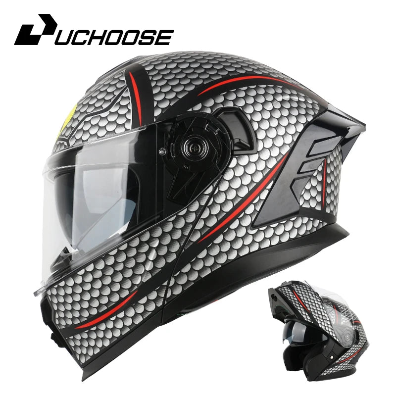 Modular Flip Up Motorcycle Helmet Four Seasons For Men Women by Beastly Survival Outlet
